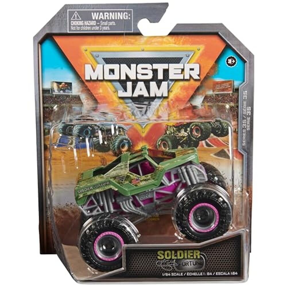 Monster Jam, Official Soldier Fortune Monster Truck Die-Cast Vehicle, 1:64  NWT